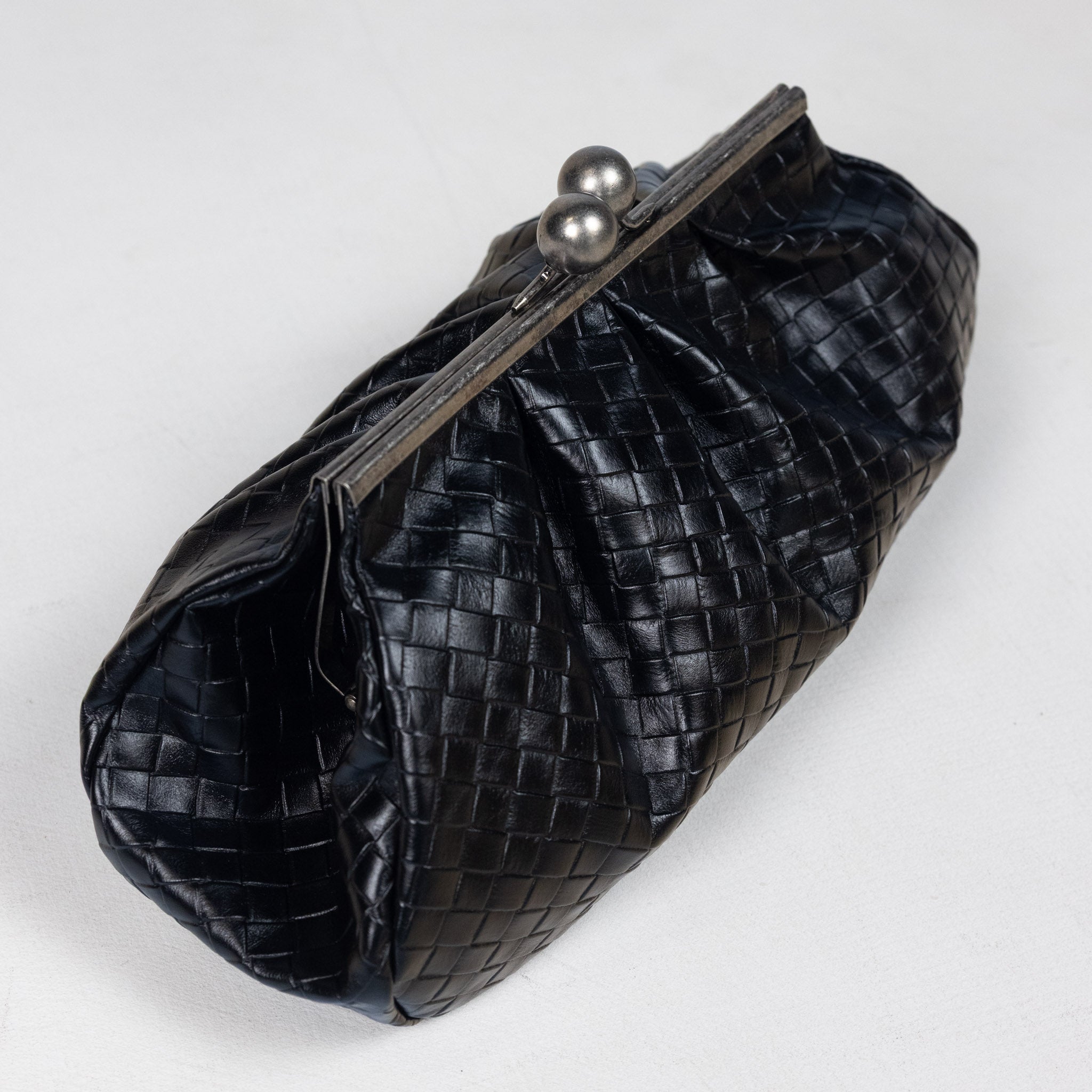 Nina Maxi Bag Black Graphite Grid Matte