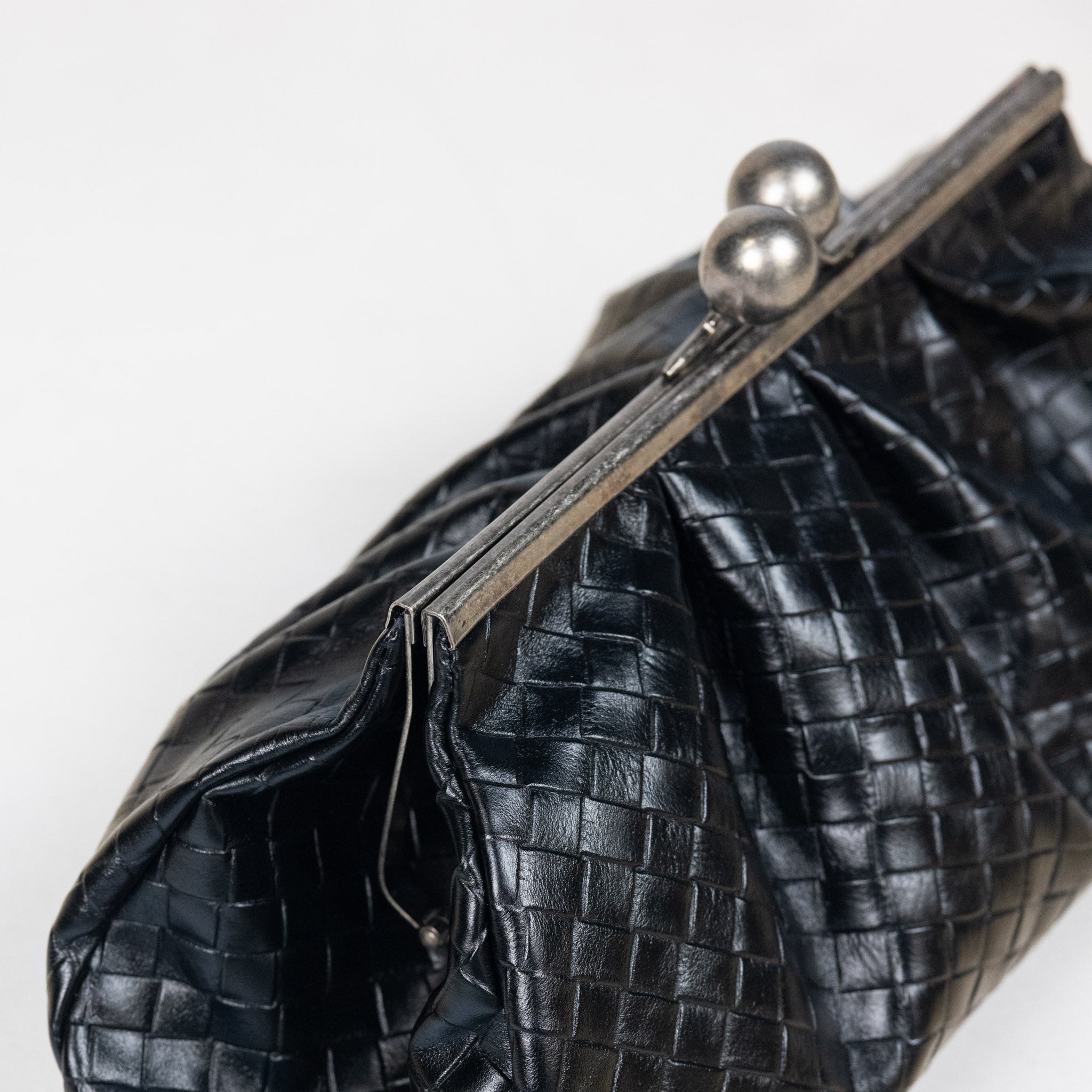 Nina Maxi Bag Black Graphite Grid Matte