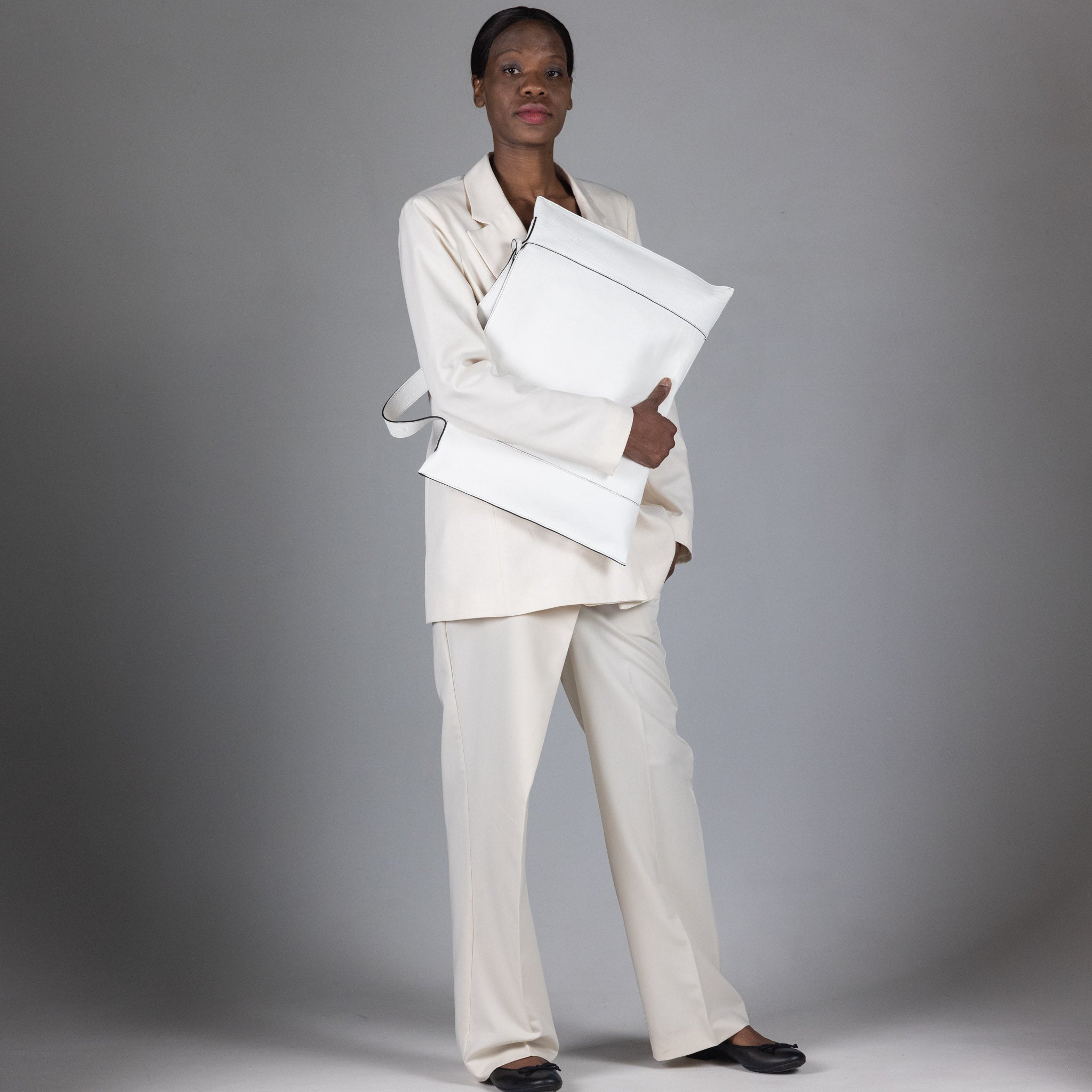 Fedra Maxi Bag Pure White