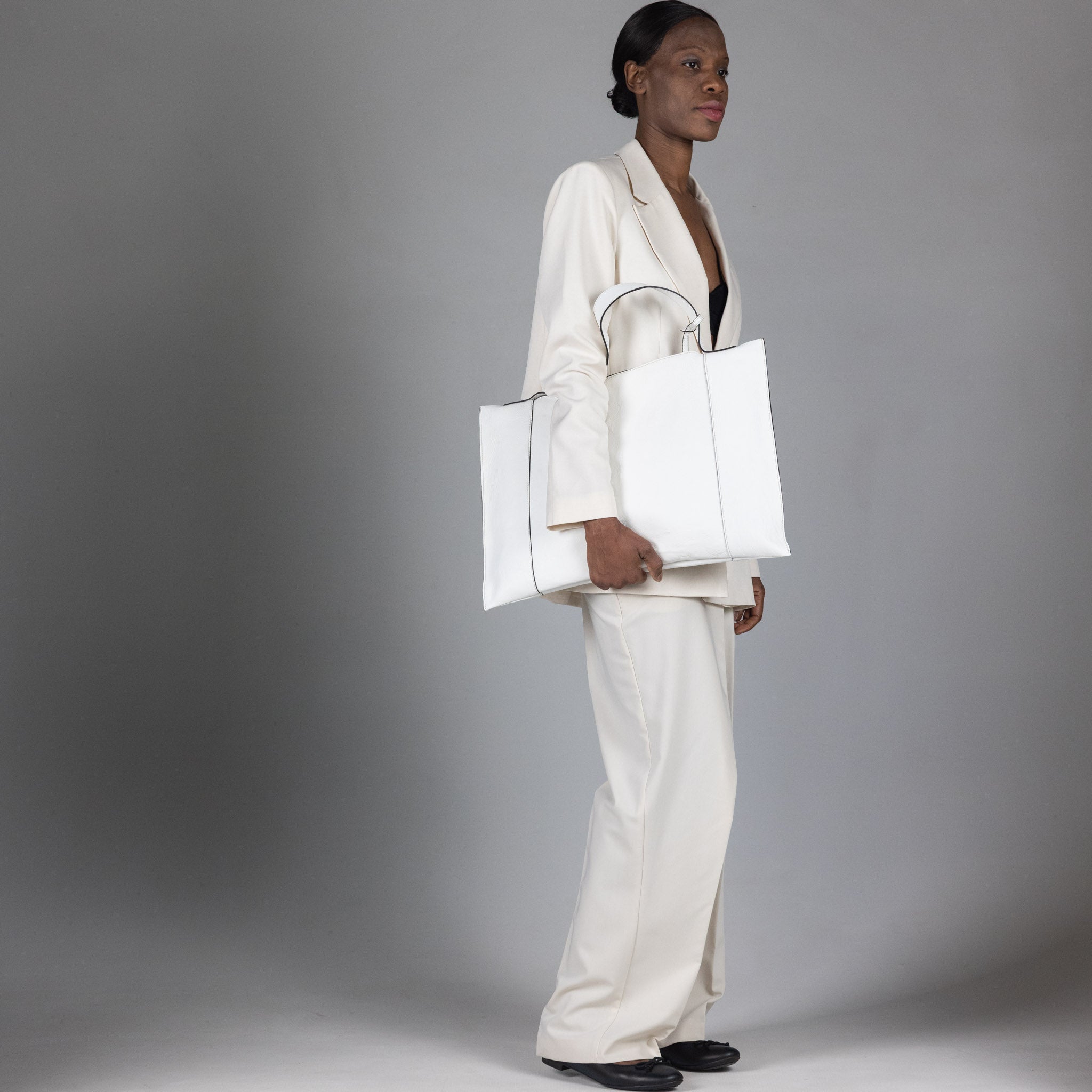 Fedra Maxi Bag Pure White