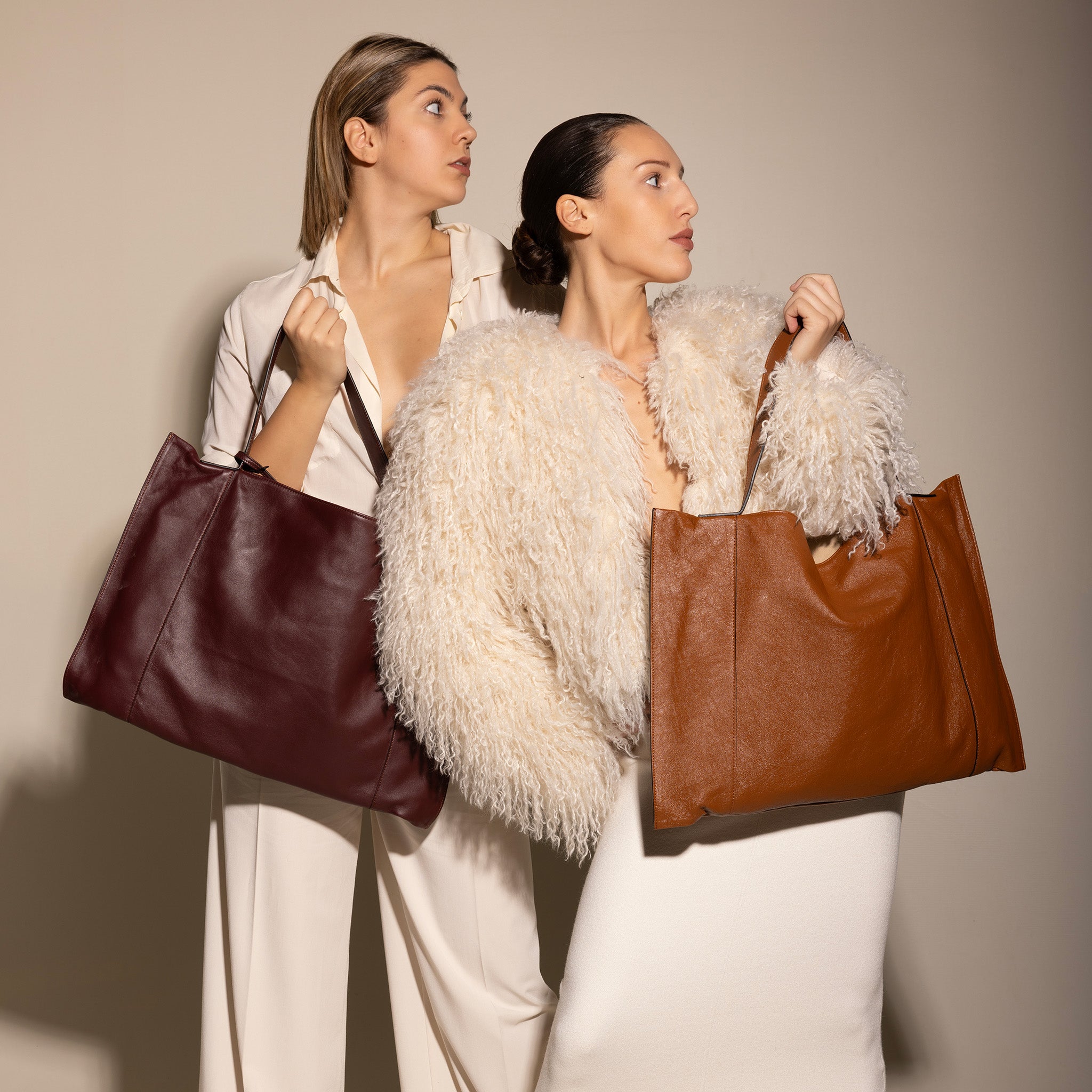 Fedra Maxi Bag Brandy