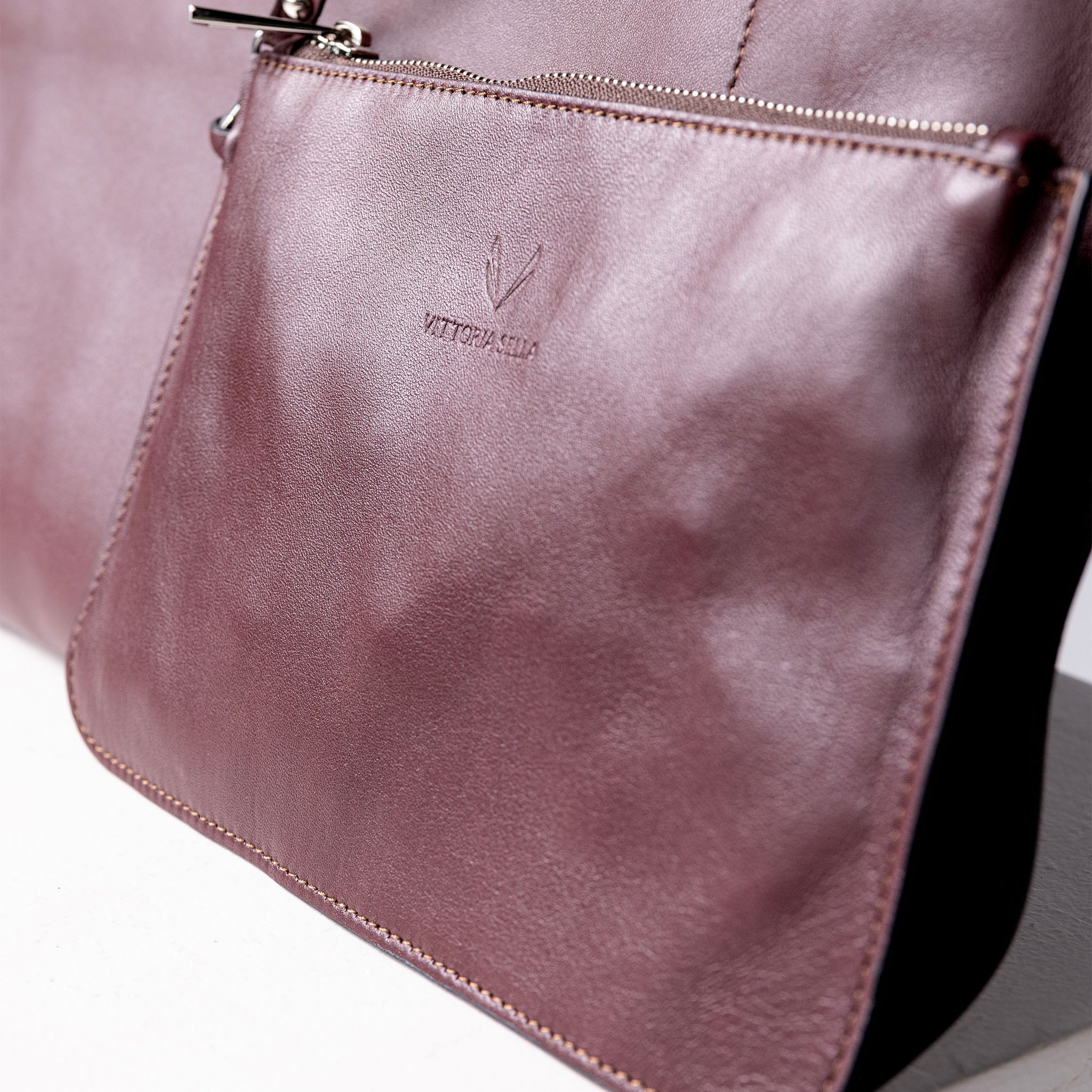 Fedra Maxi Bag Burgundy