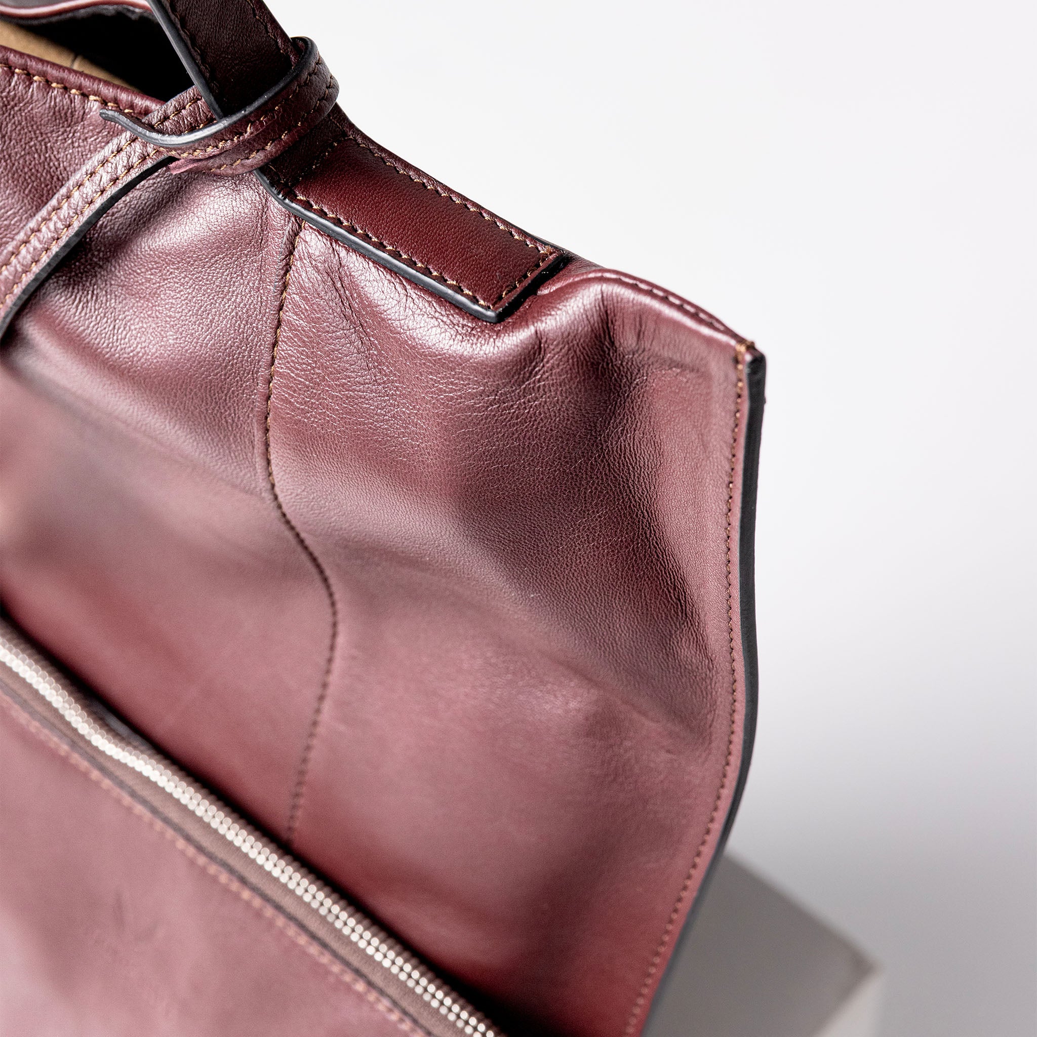 Fedra Maxi Bag Burgundy