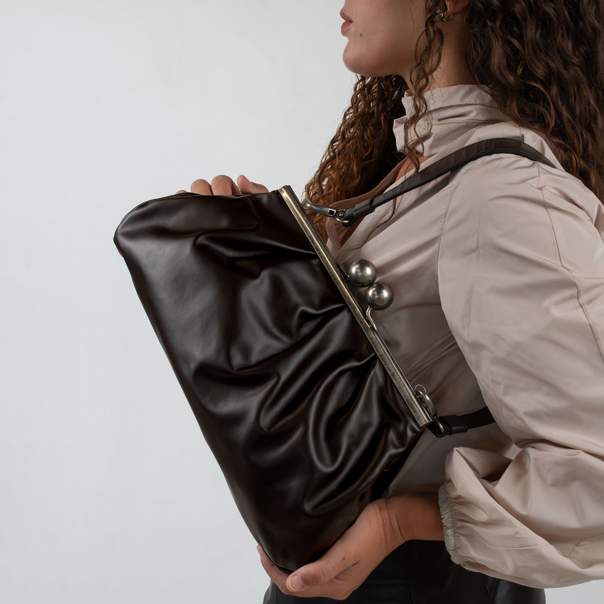 Nina Maxi Bag Espresso Brown