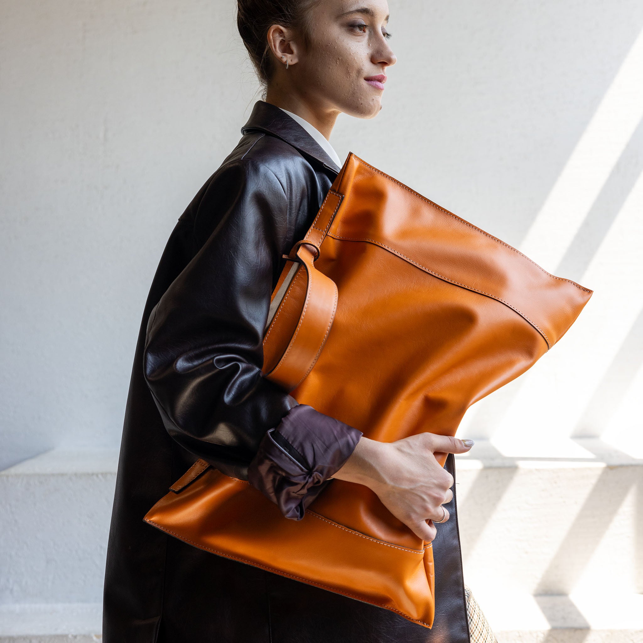 Fedra Maxi Bag Saffron Glow