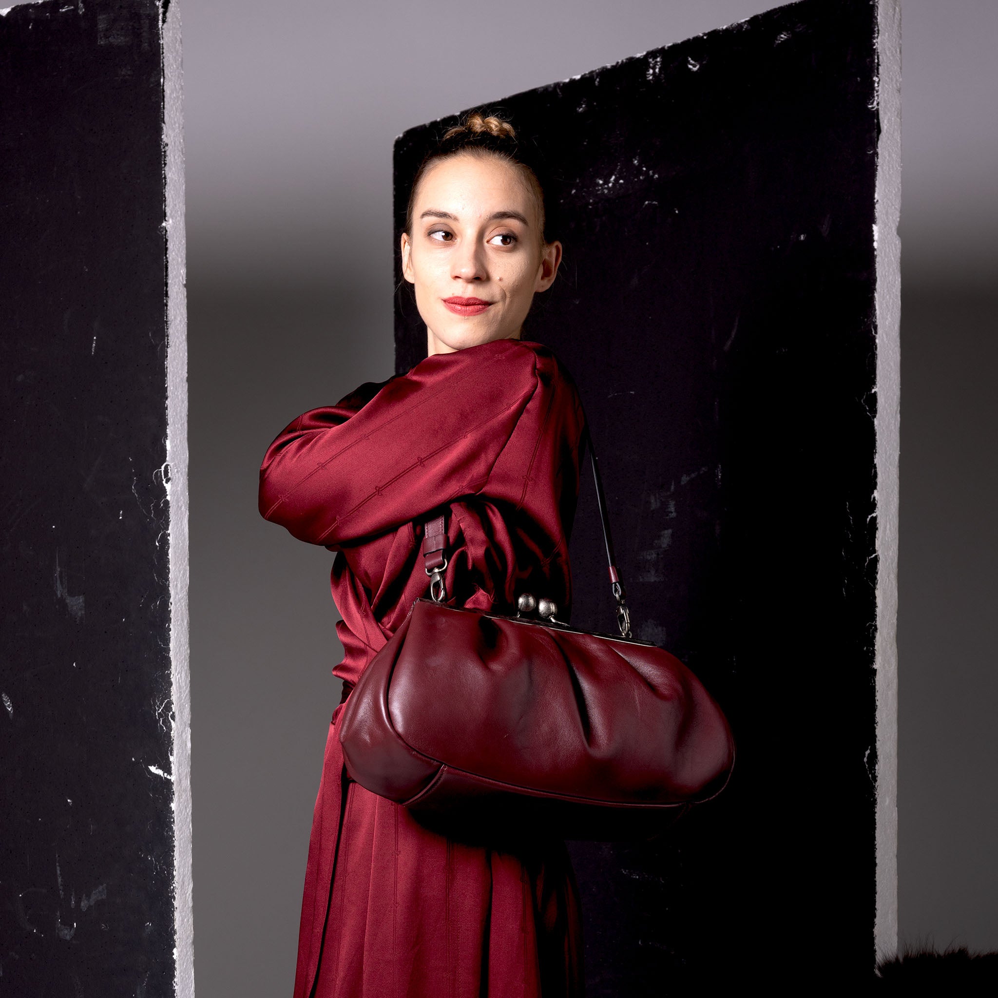 Nina Maxi Bag Burgundy