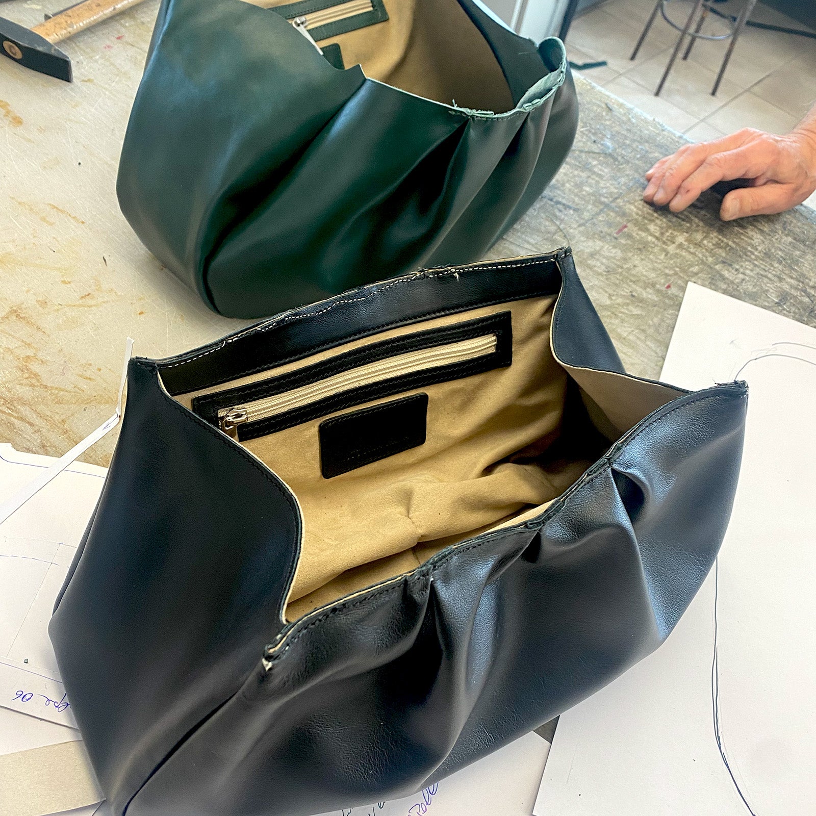 Vittoria Sella Leather Bag Made in Italy