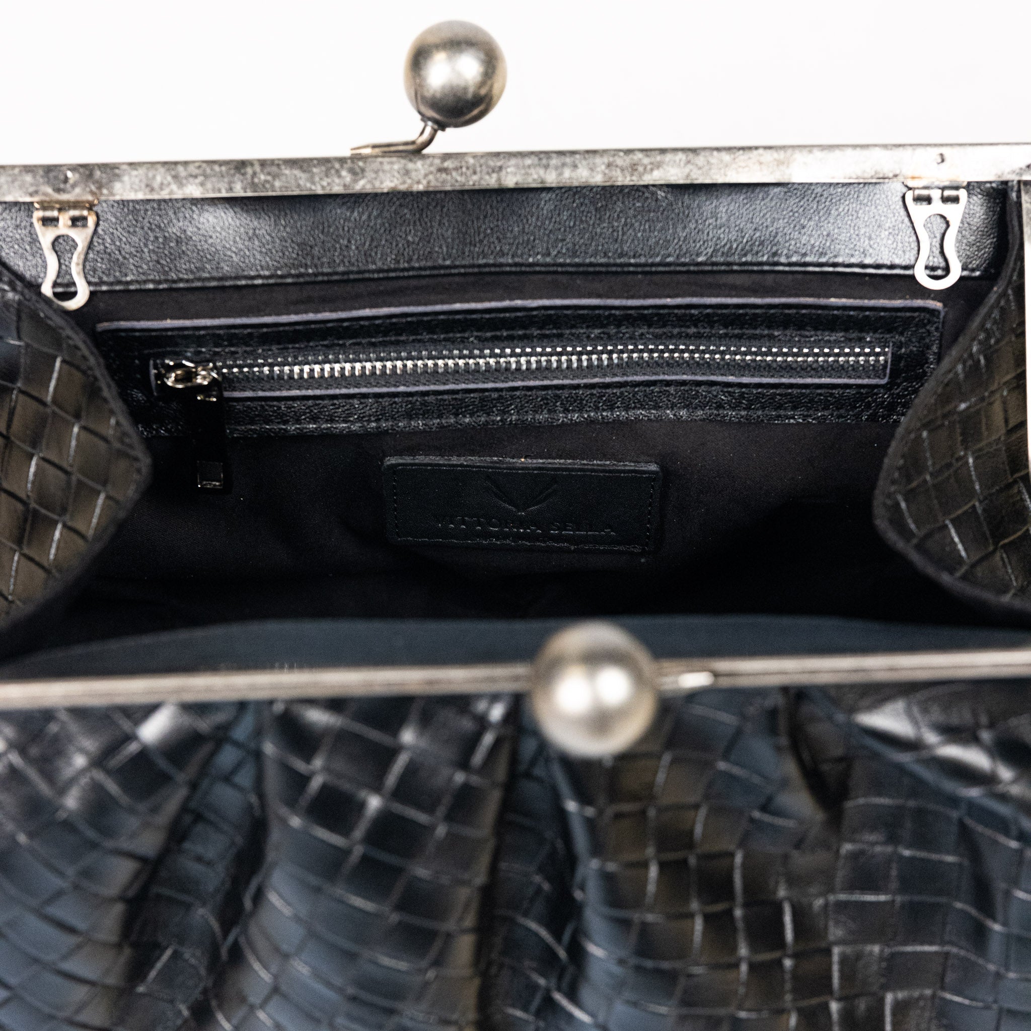 Nina Maxi Bag Black Graphite Grid Matte