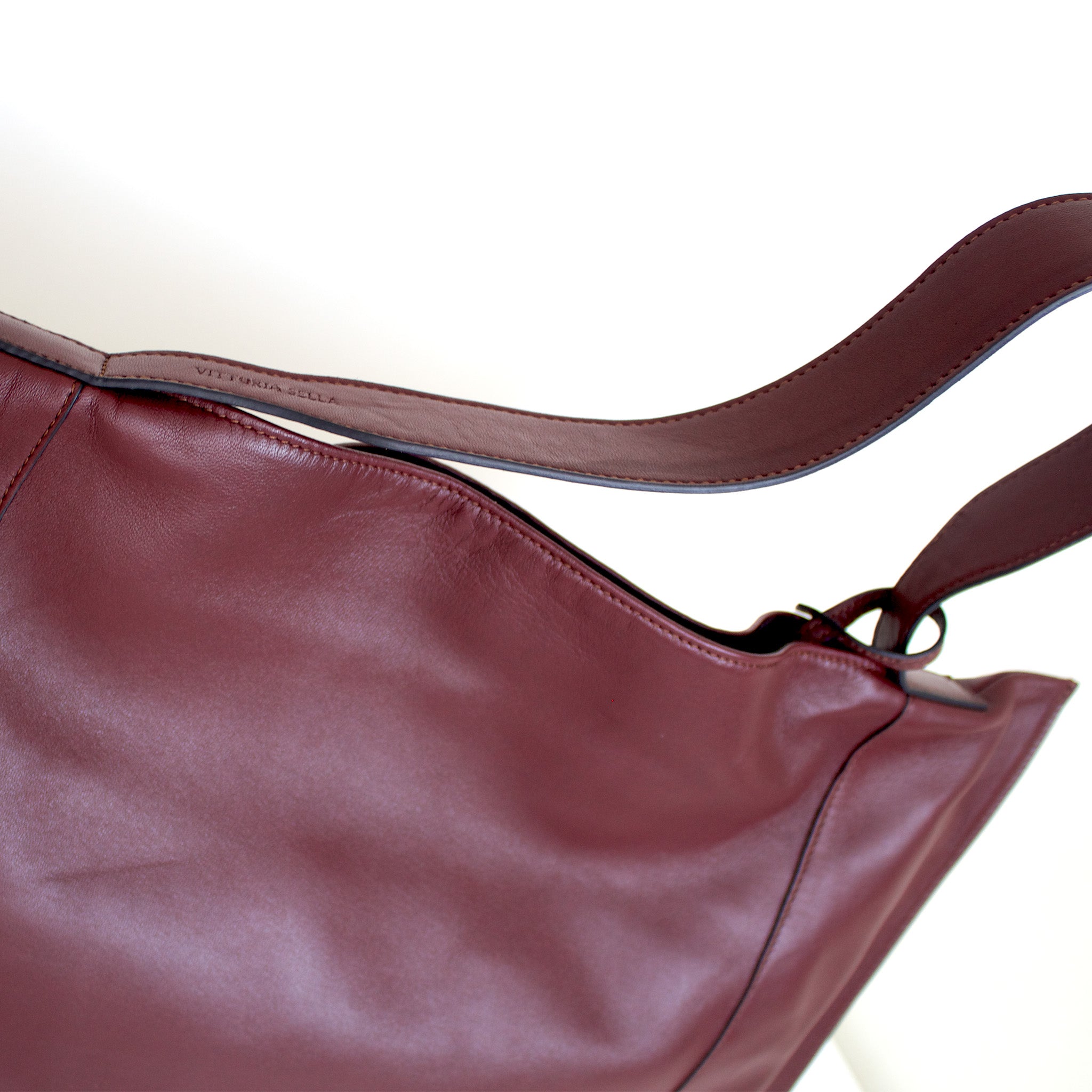 Fedra Maxi Bag Burgundy