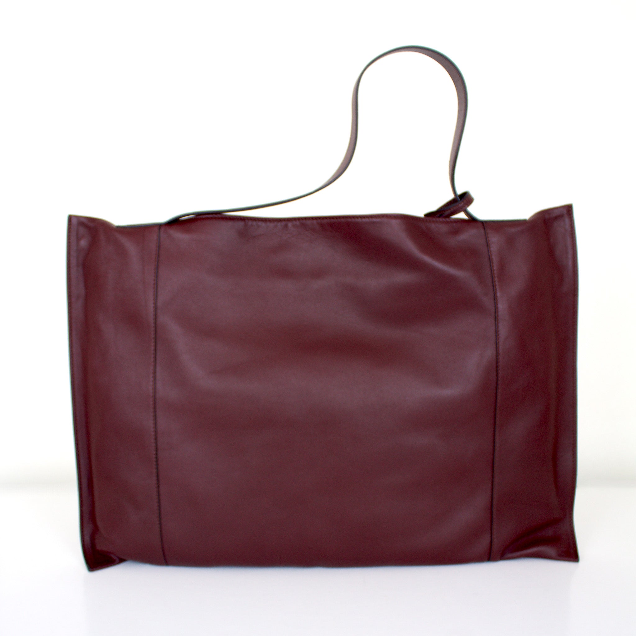 Fedra Maxi Bag Burgundy