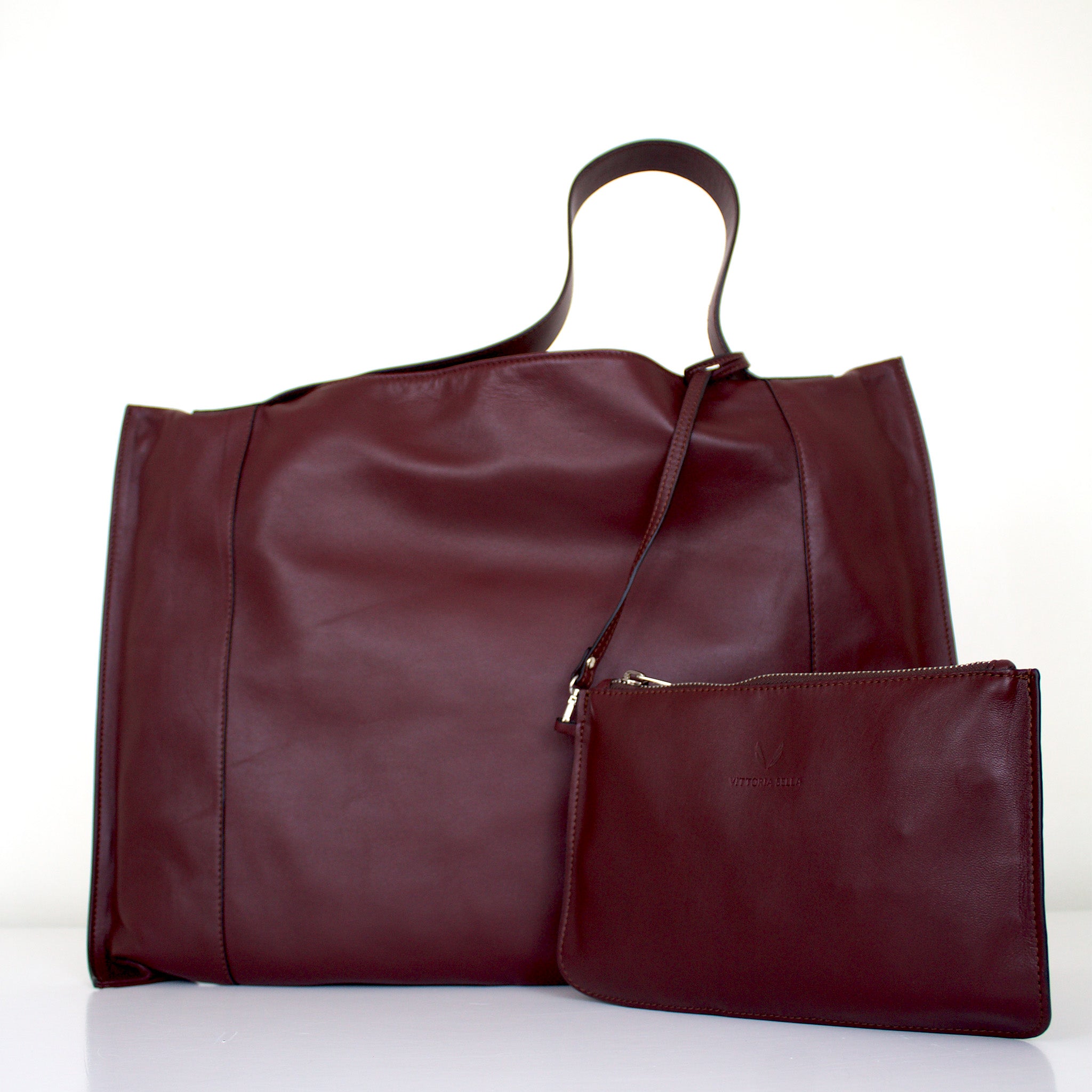 Fedra Maxi Bag Burgundy