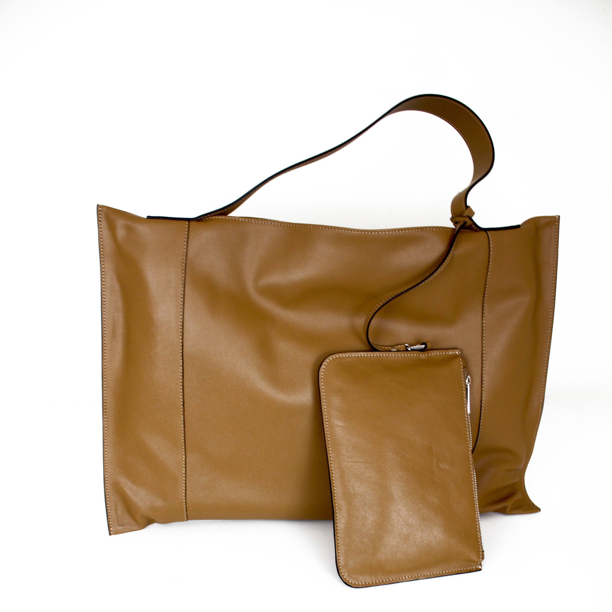 Fedra Maxi Bag Cappuccino