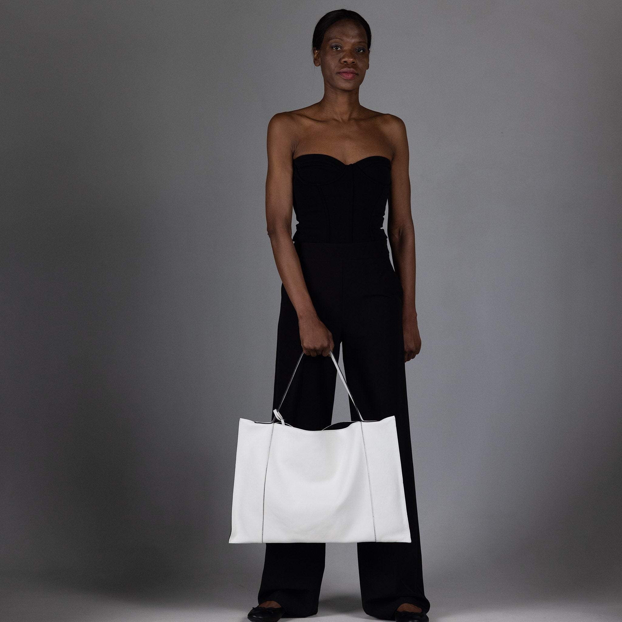 Fedra Maxi Bag Pure White