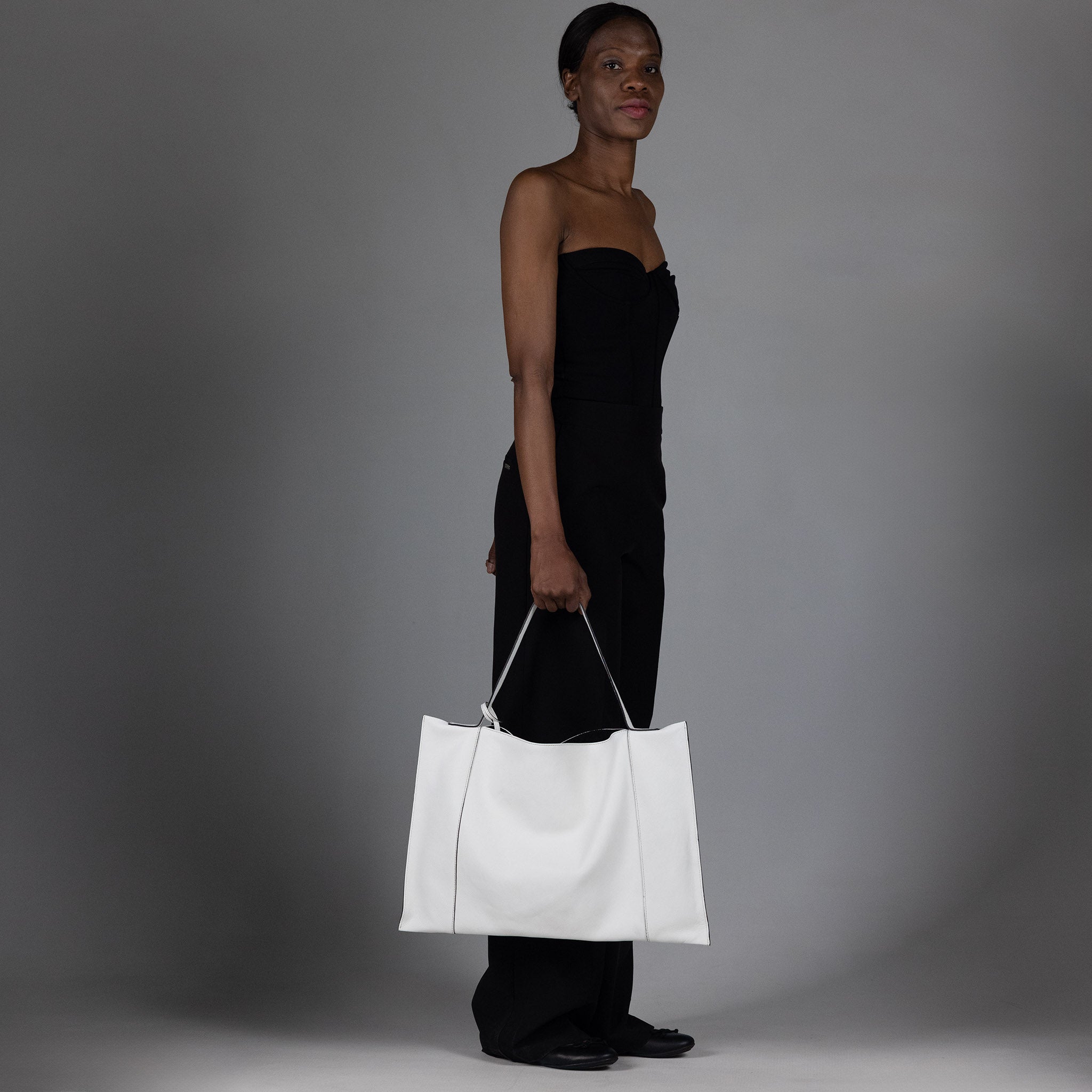 Fedra Maxi Bag Pure White