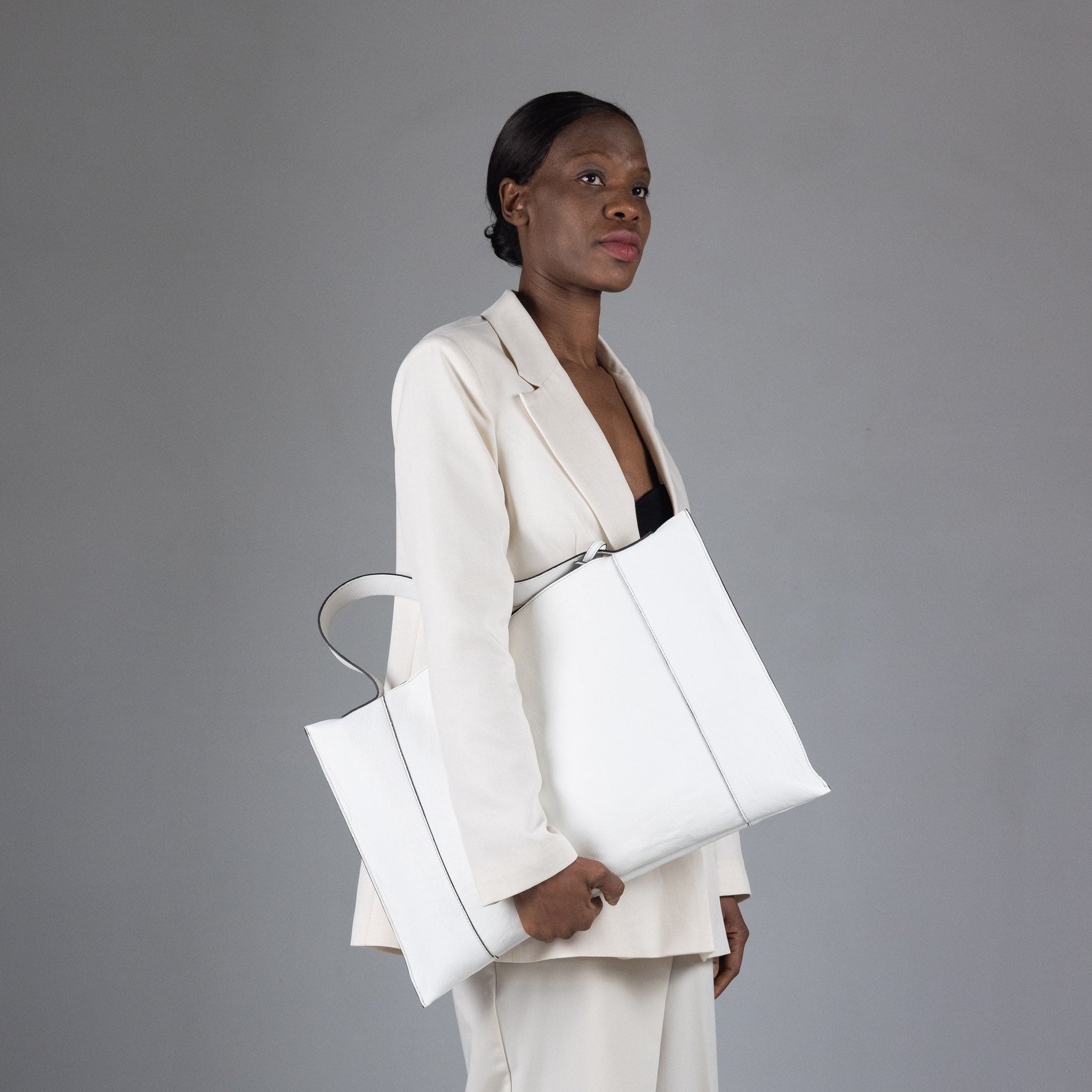 Fedra Maxi Bag Pure White