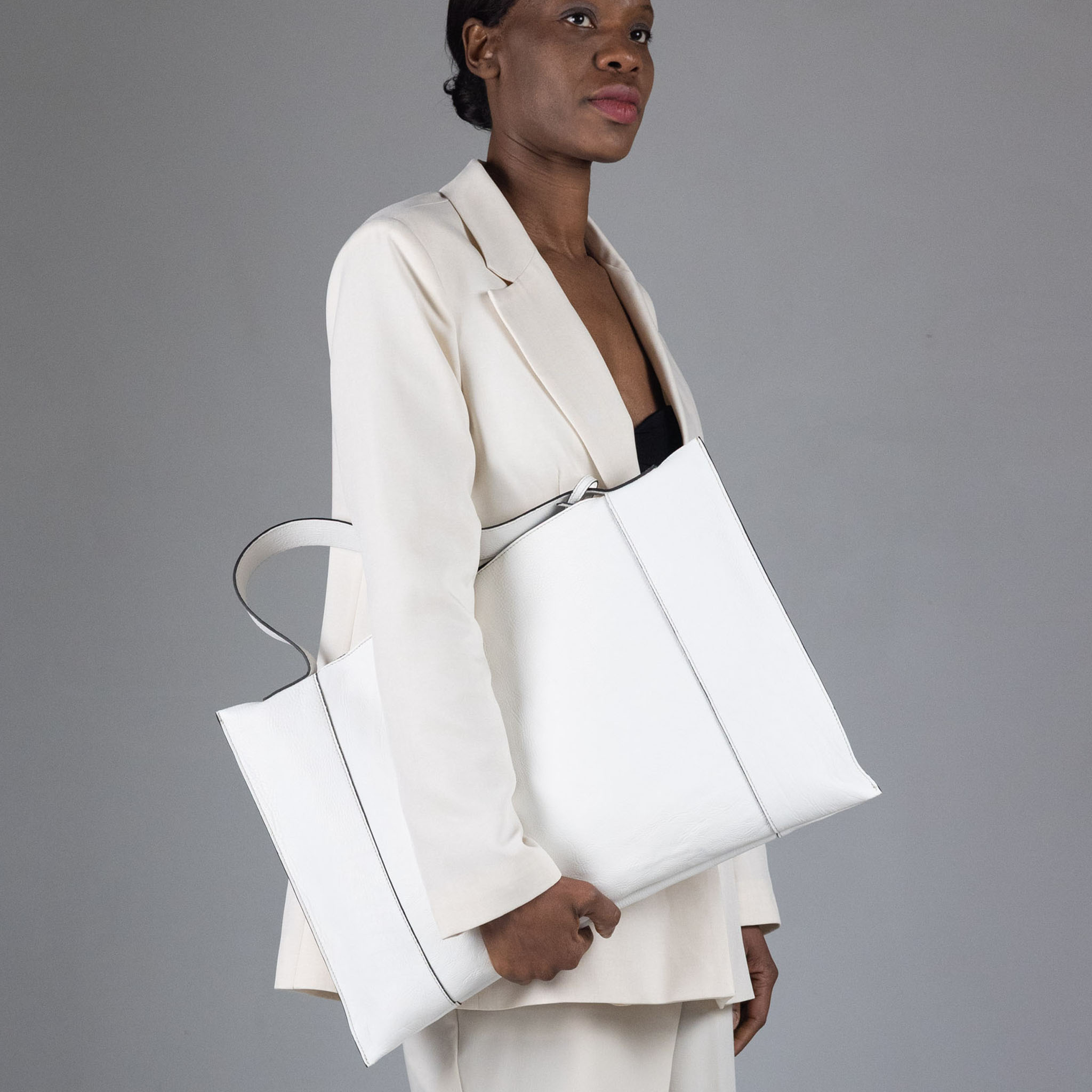 Fedra Maxi Bag Pure White