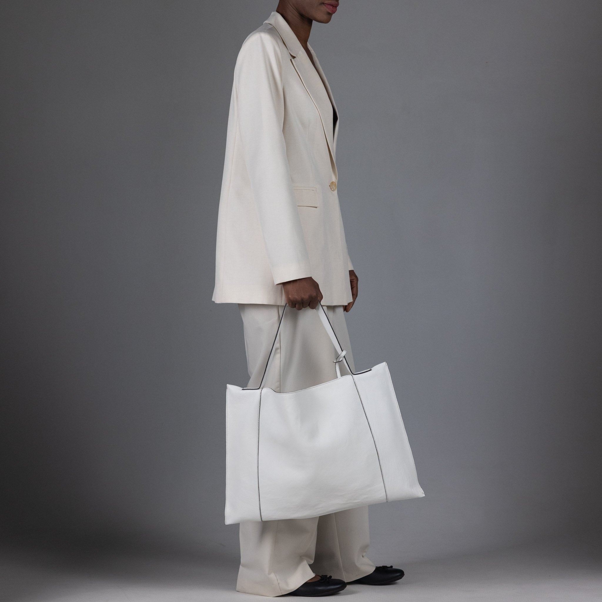 Fedra Maxi Bag Pure White