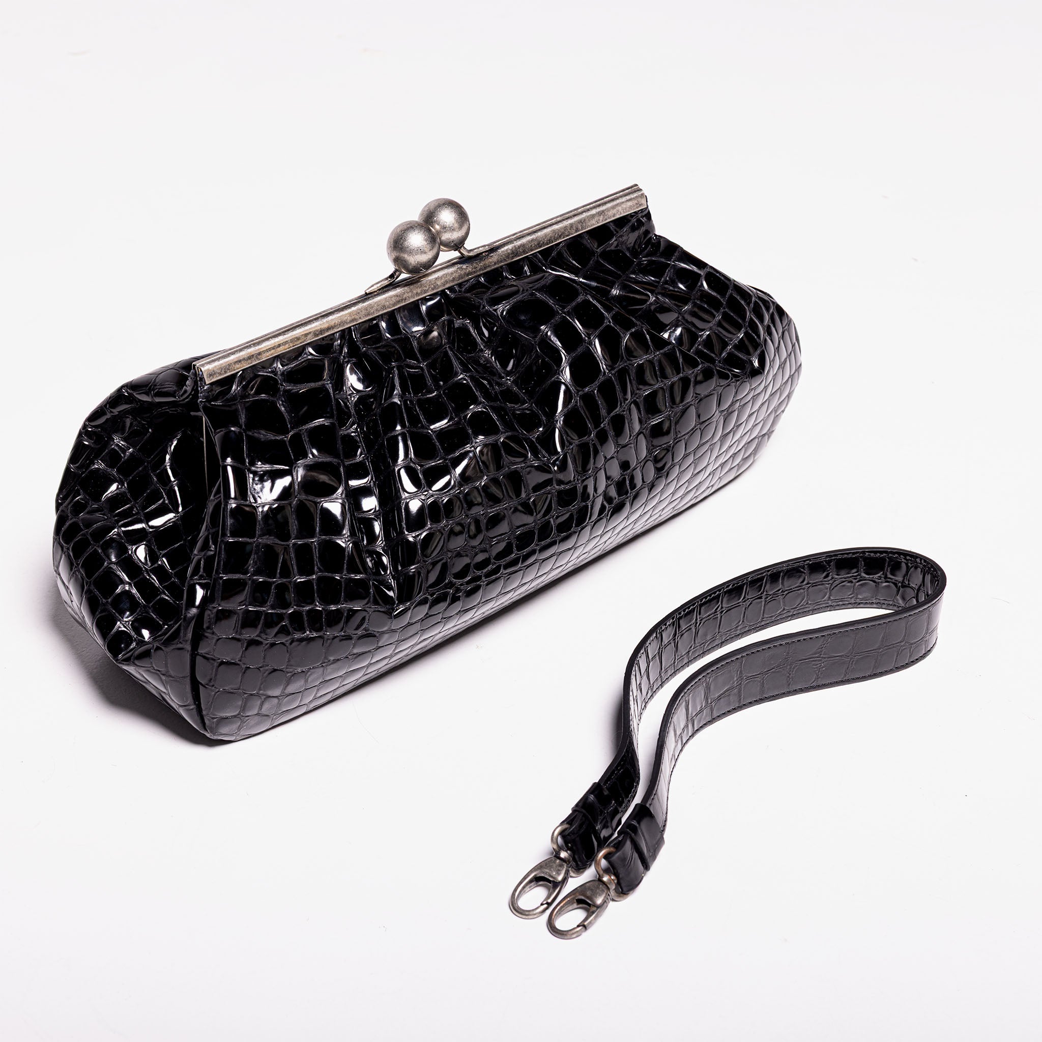 Nina Maxi Bag Black Graphite Grid