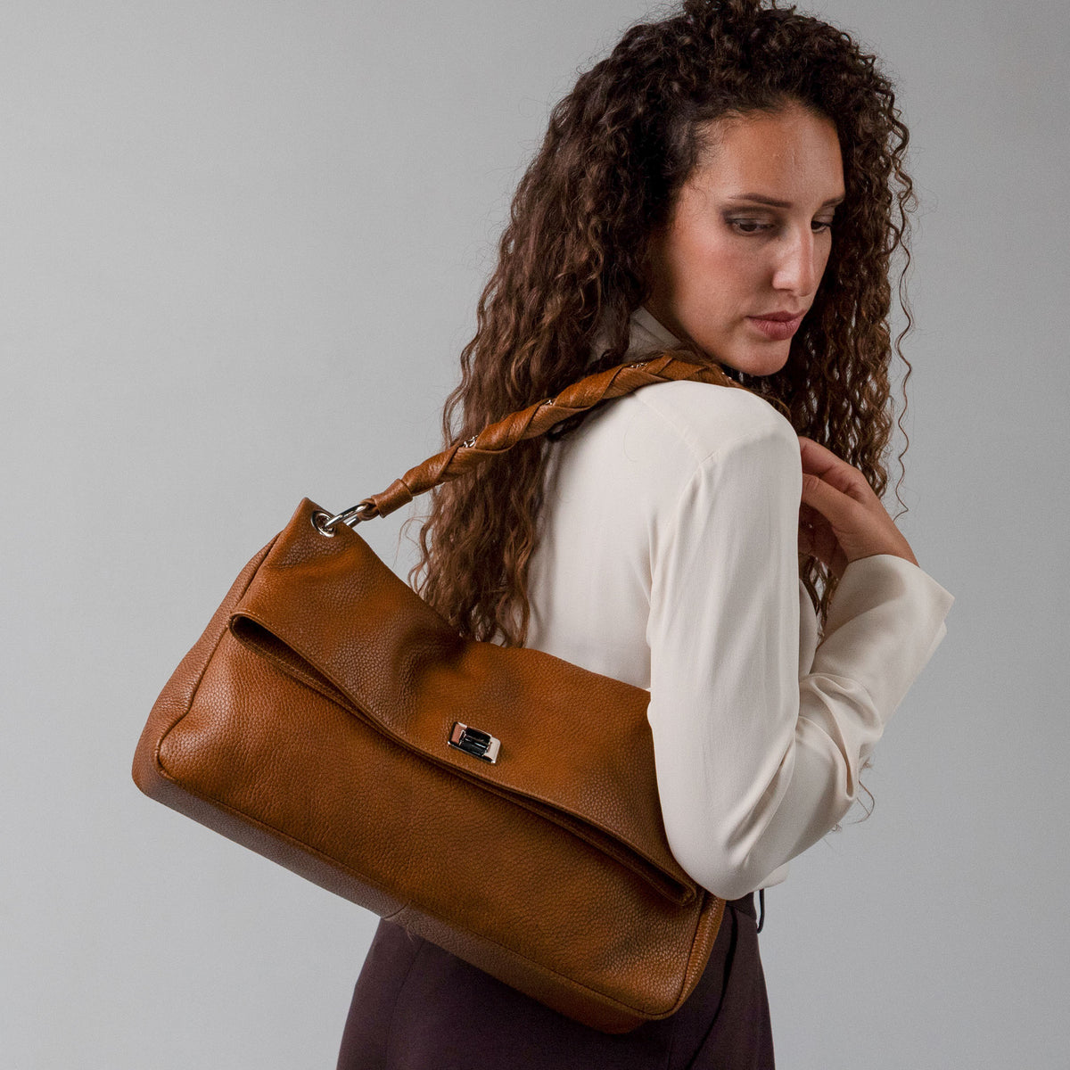 Flaminia Shoulder Bag Cognac