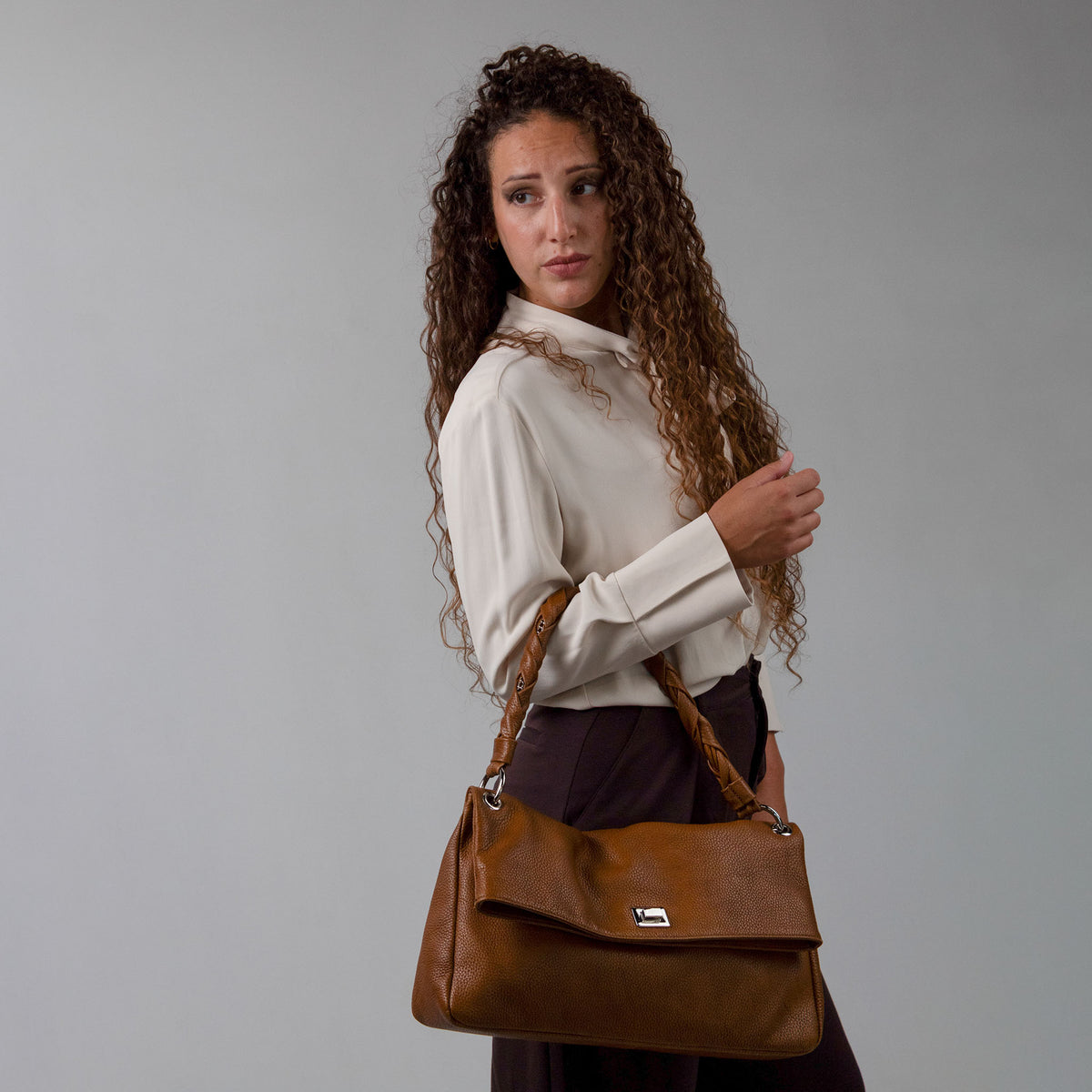 Flaminia Shoulder Bag Cognac
