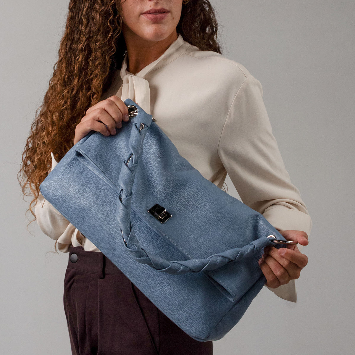 Flaminia Shoulder Bag Dusty Blue
