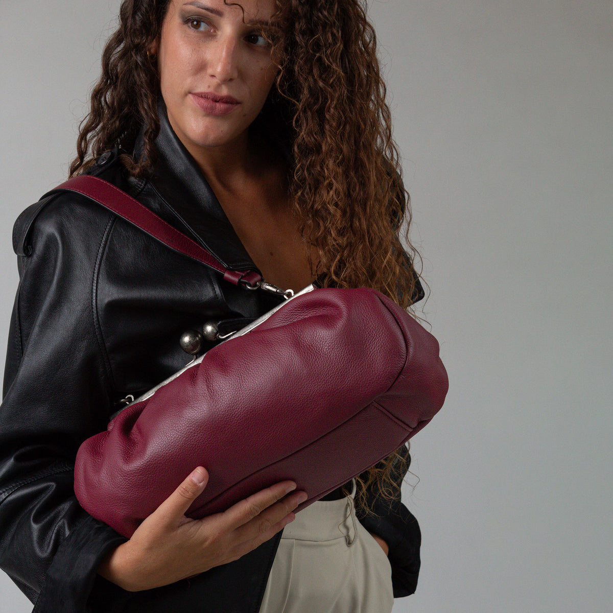 Nina Maxi Bag Deep Plum