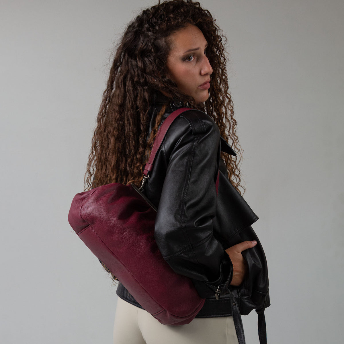 Nina Maxi Bag Deep Plum