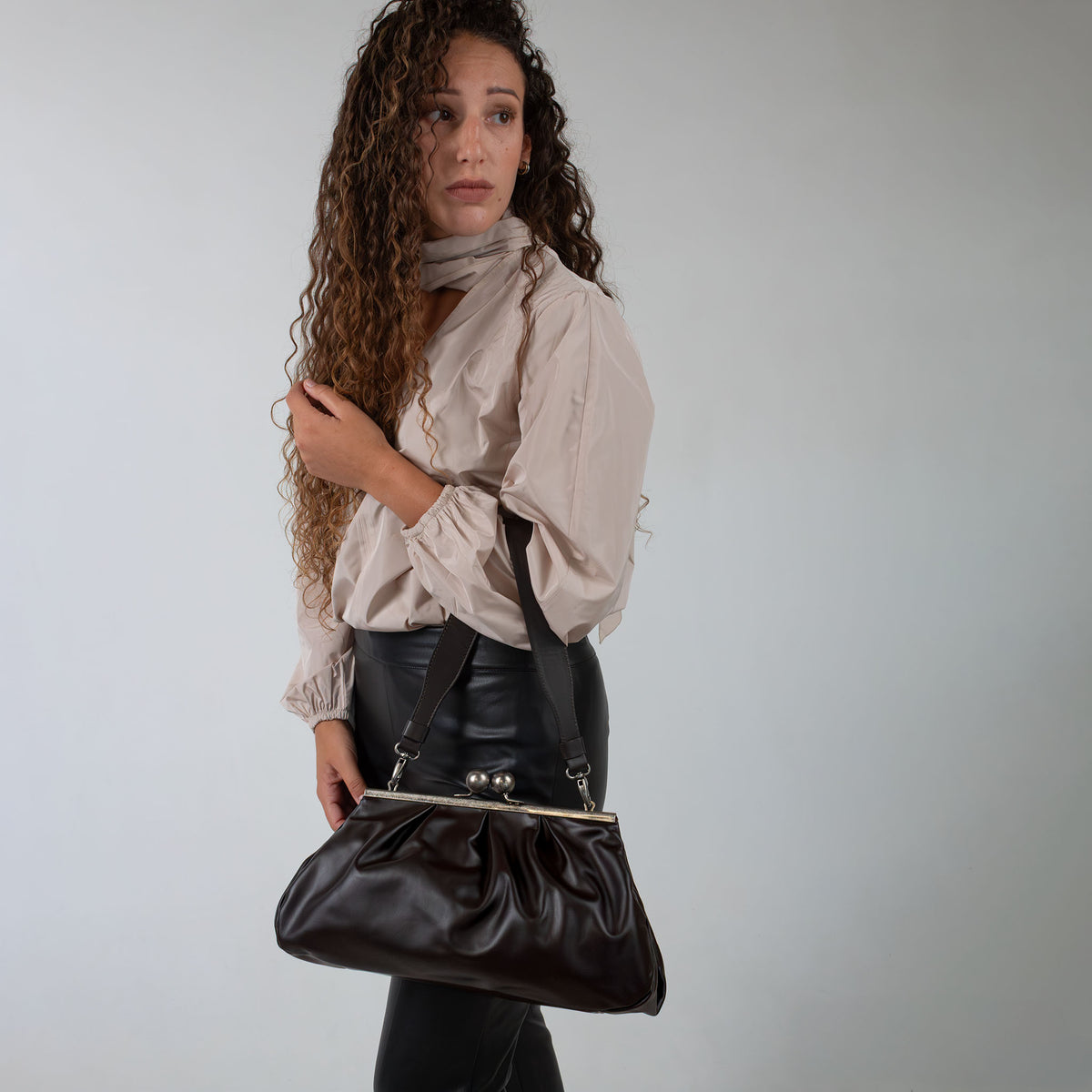 Nina Maxi Bag Espresso Brown