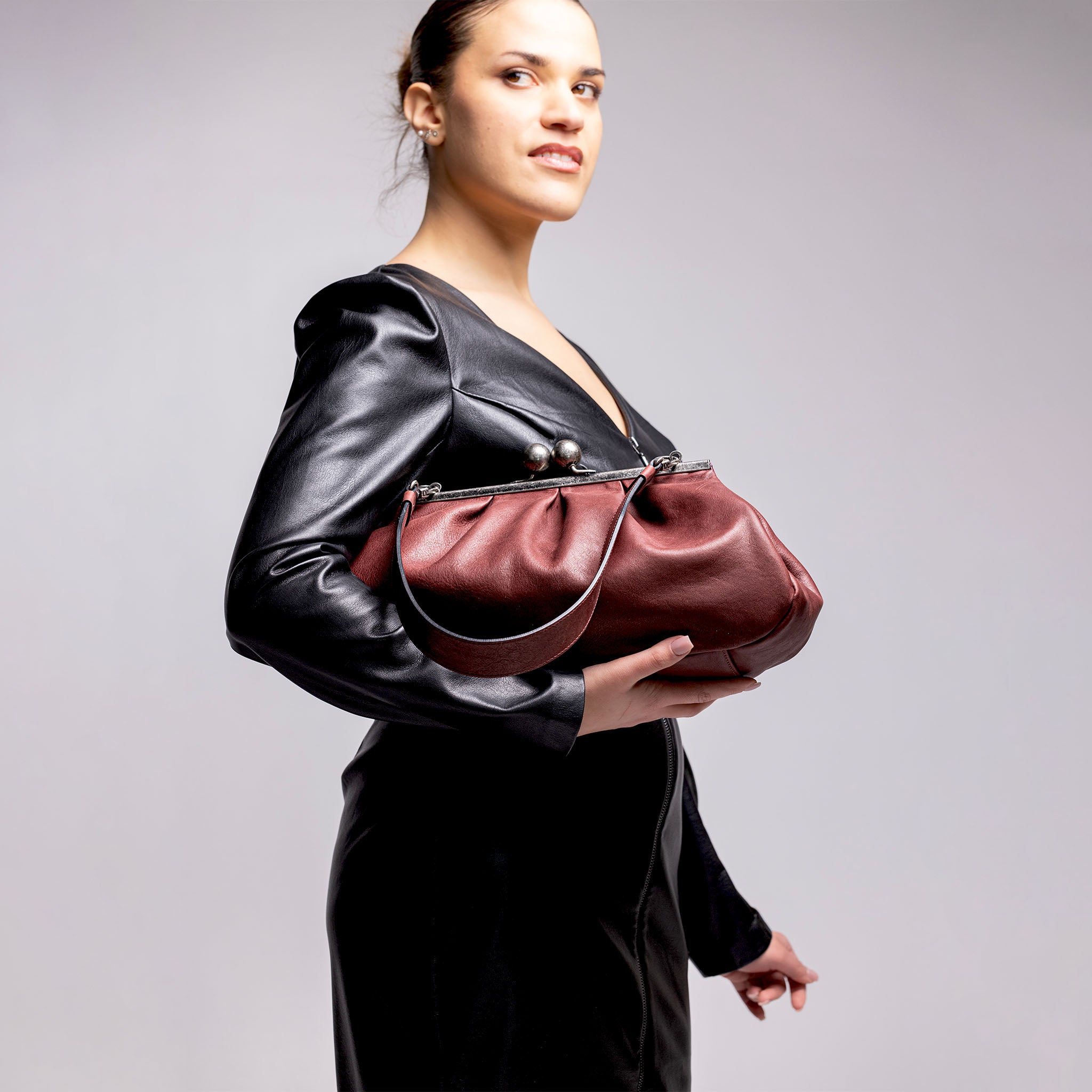 Nina Maxi Bag Deep Plum