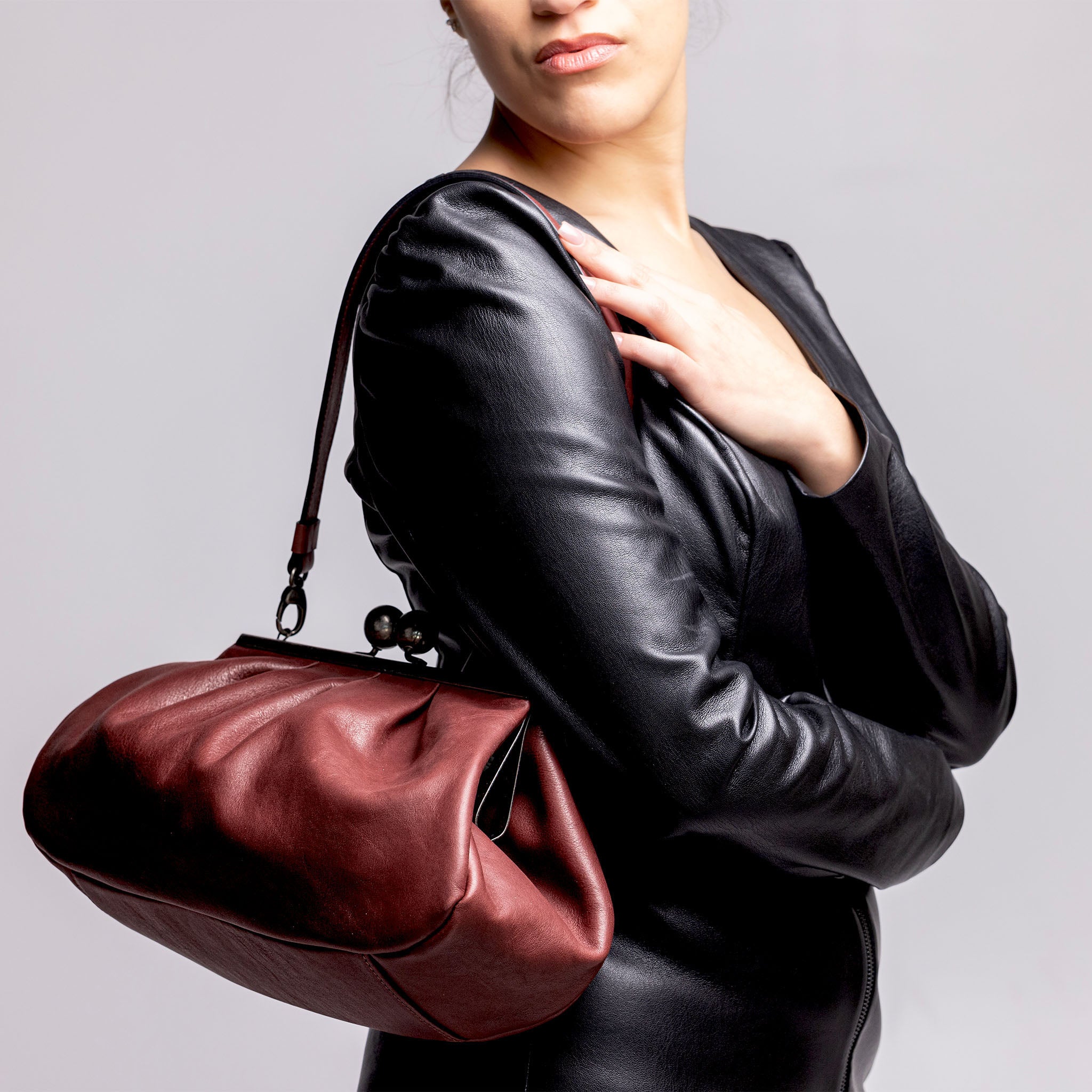Nina Maxi Bag Deep Plum